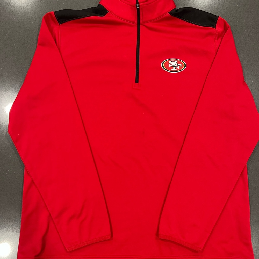 San Francisco 49ers Quarter-Zip Pullover Jacket